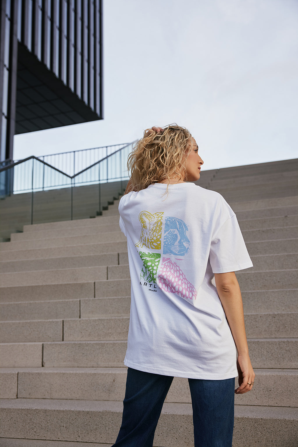 TEE WHITE "GEPARD" BUNT