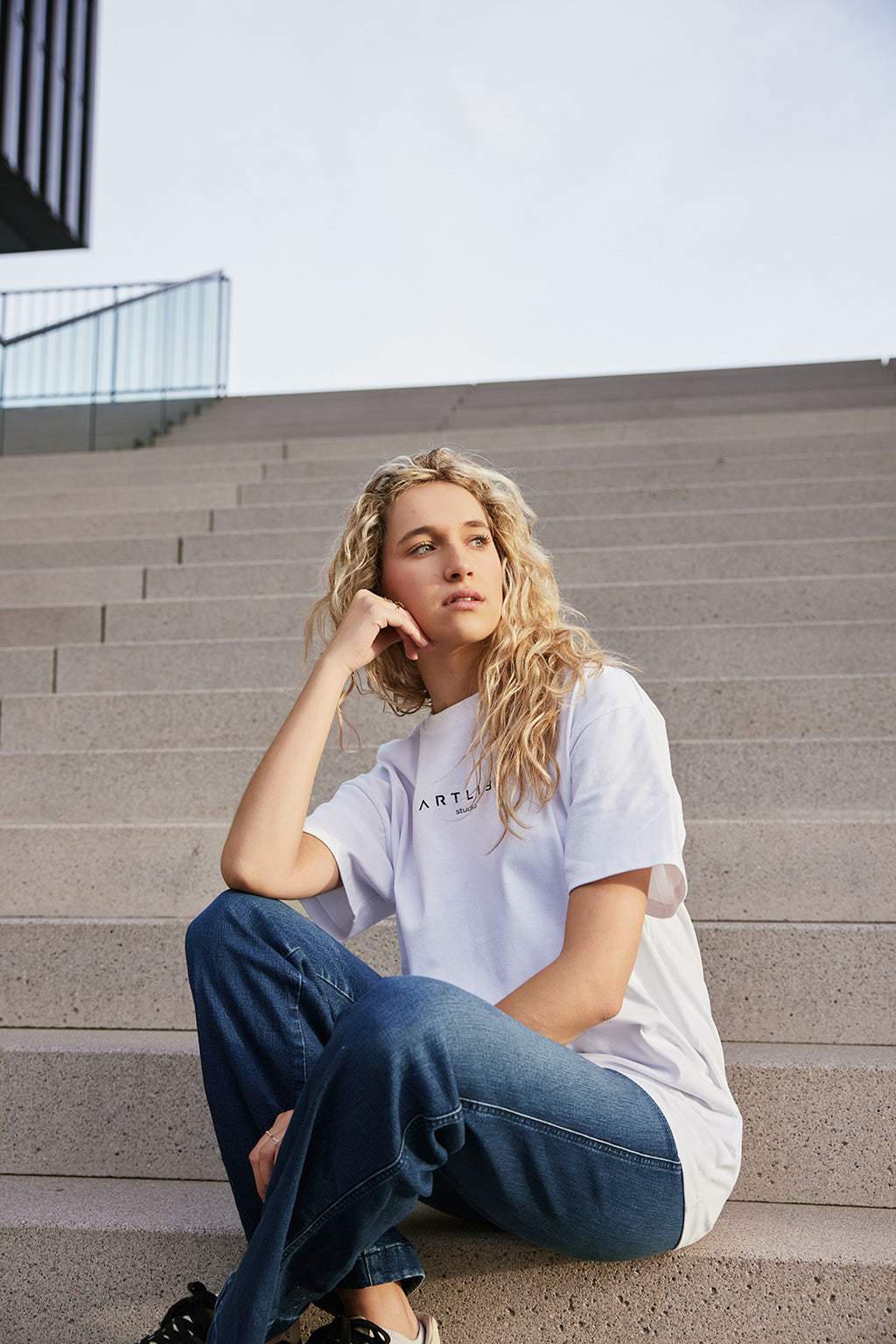 TEE WHITE "GEPARD" BUNT