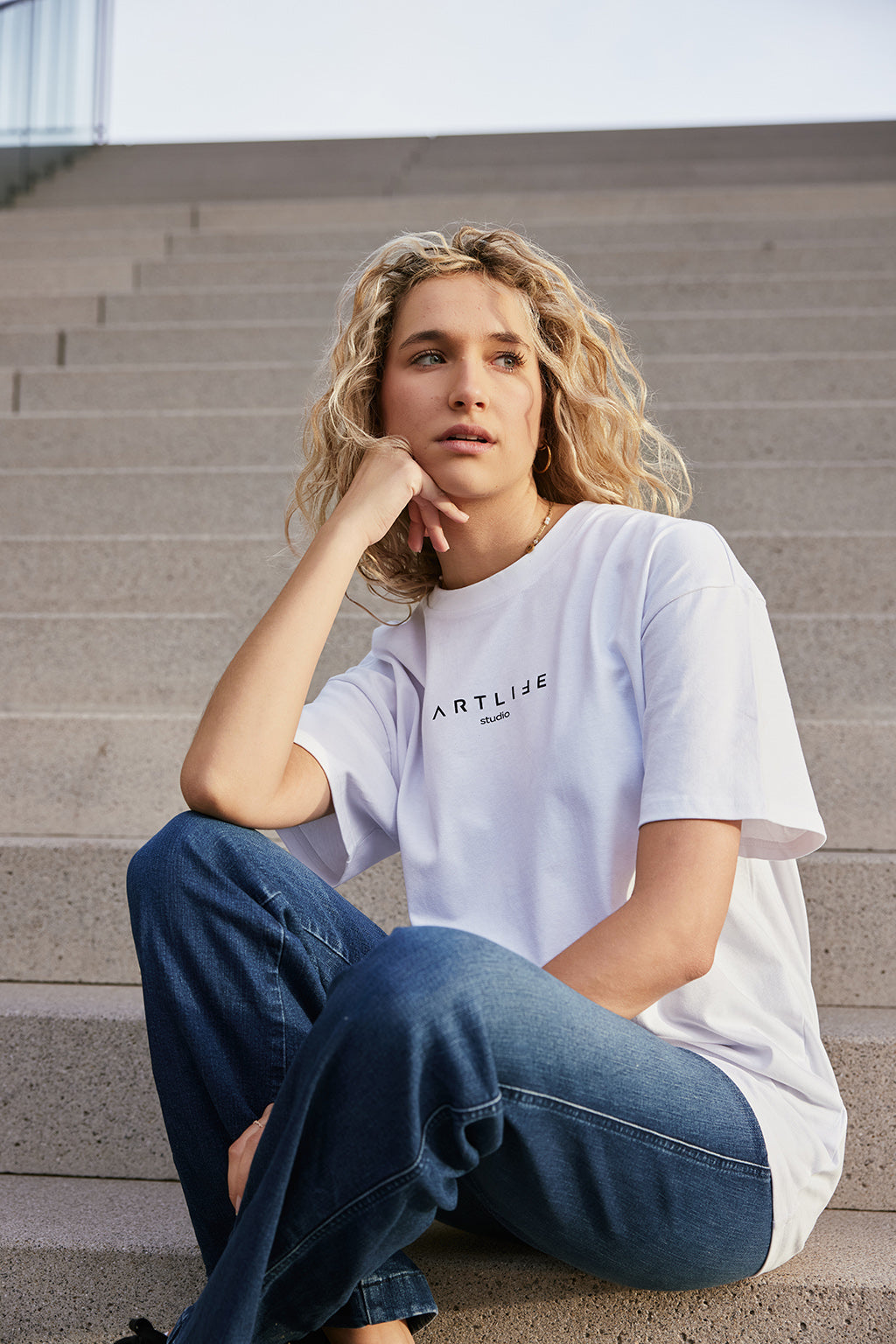 TEE WHITE "GEPARD" BUNT