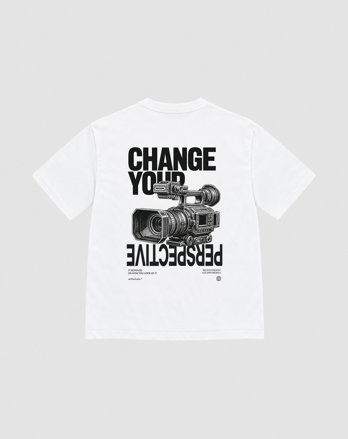 TEE WHITE "PERSPECTIVE"