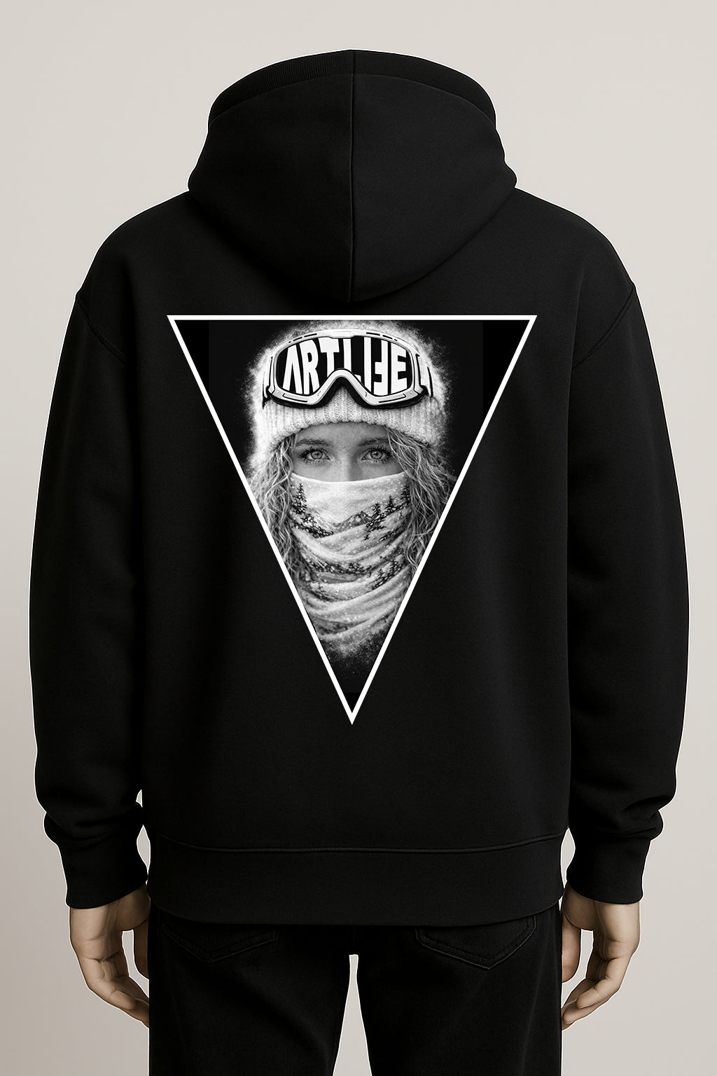 HOODIE BLACK „SNOWGIRL“