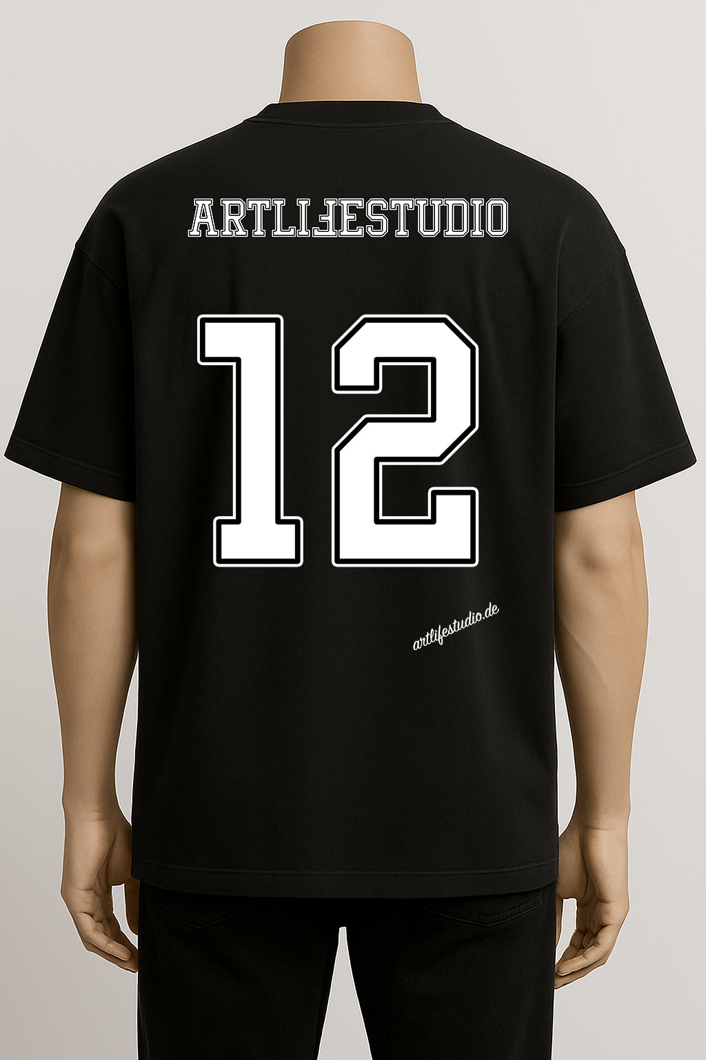 TEE BLACK "FOOTBALL"