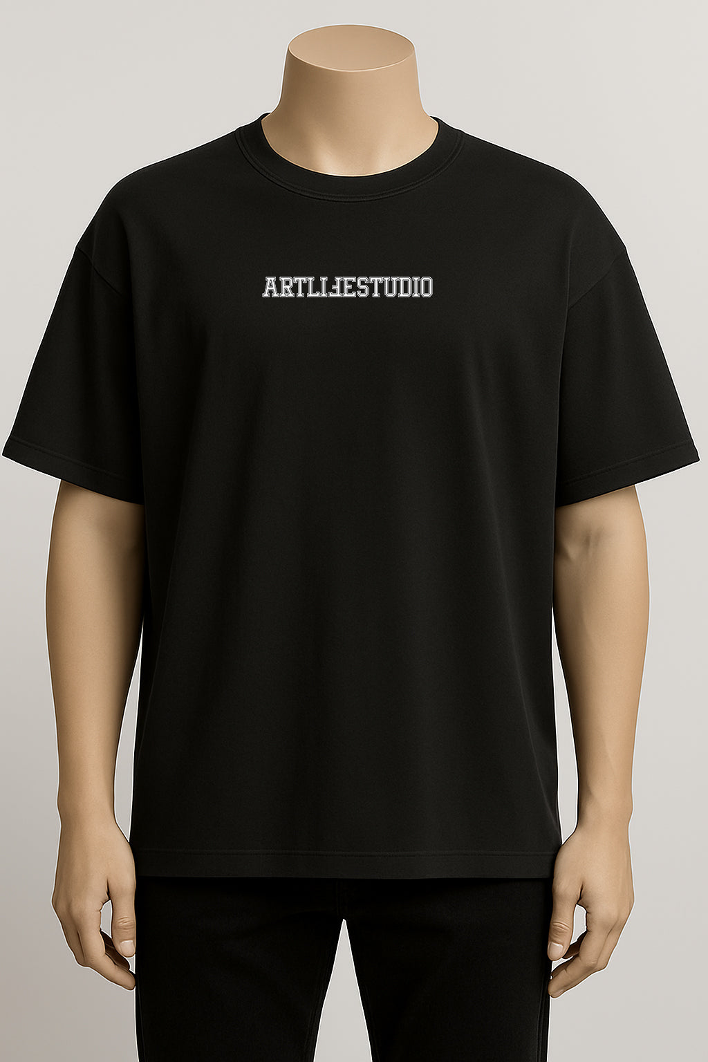 TEE BLACK "FOOTBALL"