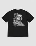 TEE BLACK "GEPARD" WHITE