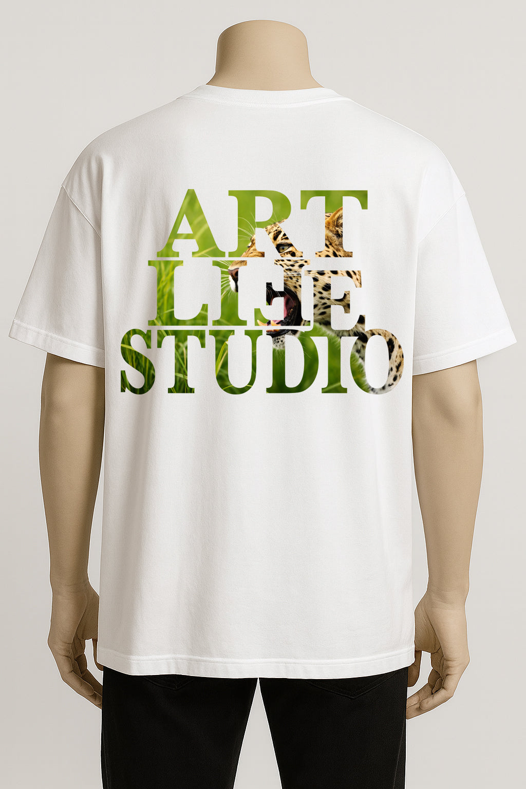 TEE WHITE "LEONATURE"