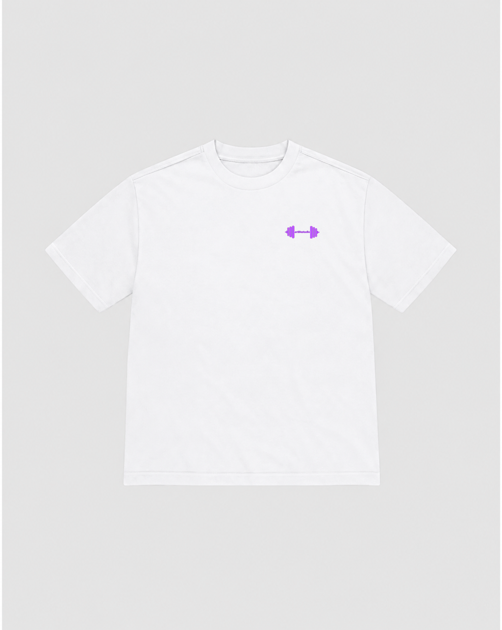 TEE WHITE "GYMHITS"