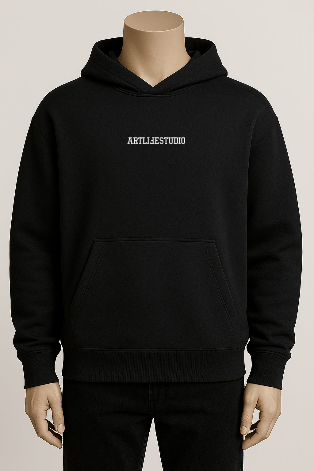 HOODIE BLACK "FOOTBALL"