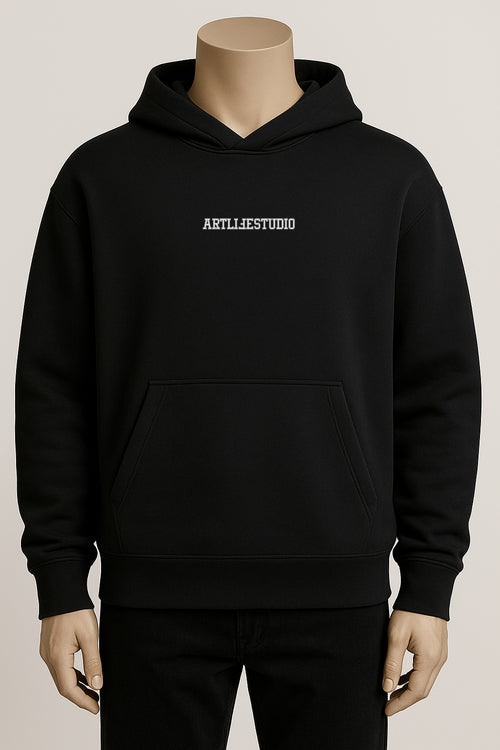 HOODIE BLACK "FOOTBALL"