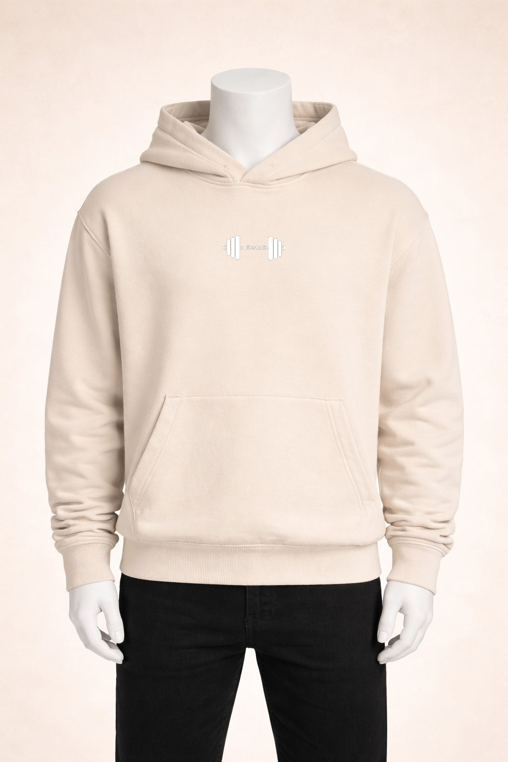 HOODIE NATURAL STONE "HANTEL"
