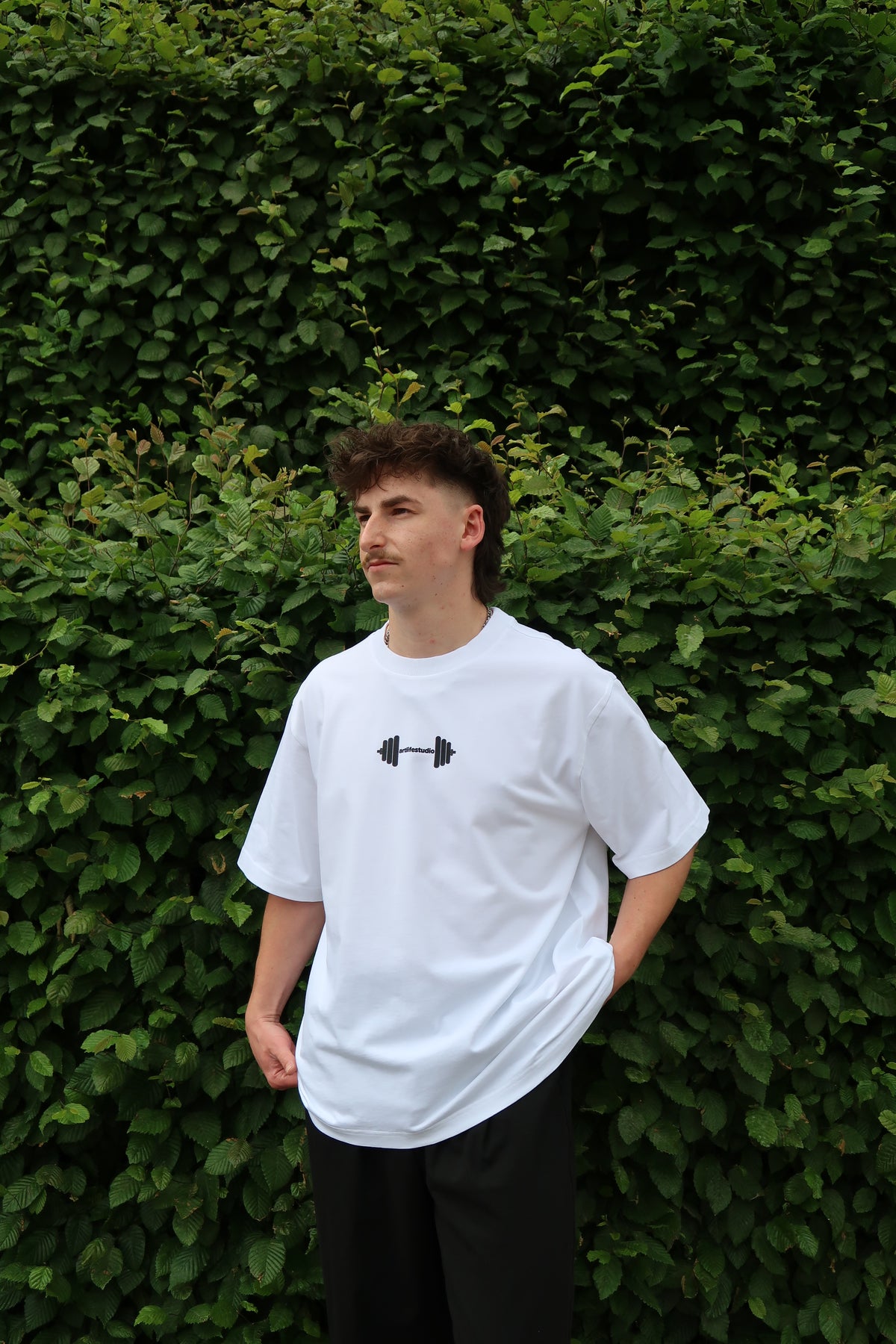 TEE WHITE "HANTEL"