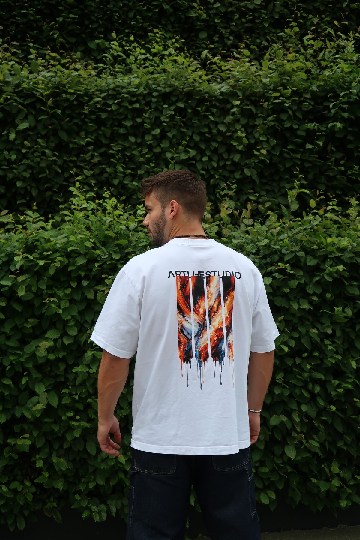TEE WHITE "LEINWÄNDE"