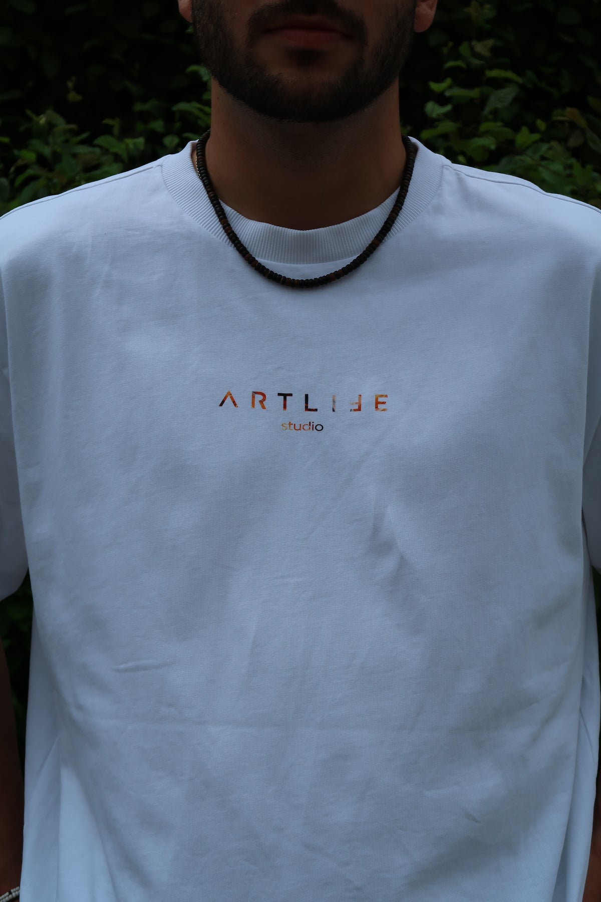 TEE WHITE "LEINWÄNDE"