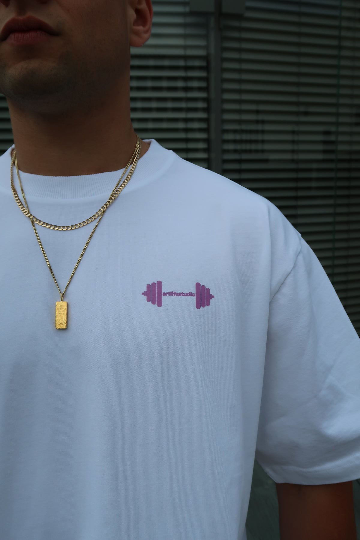 TEE WHITE "GYMHITS"