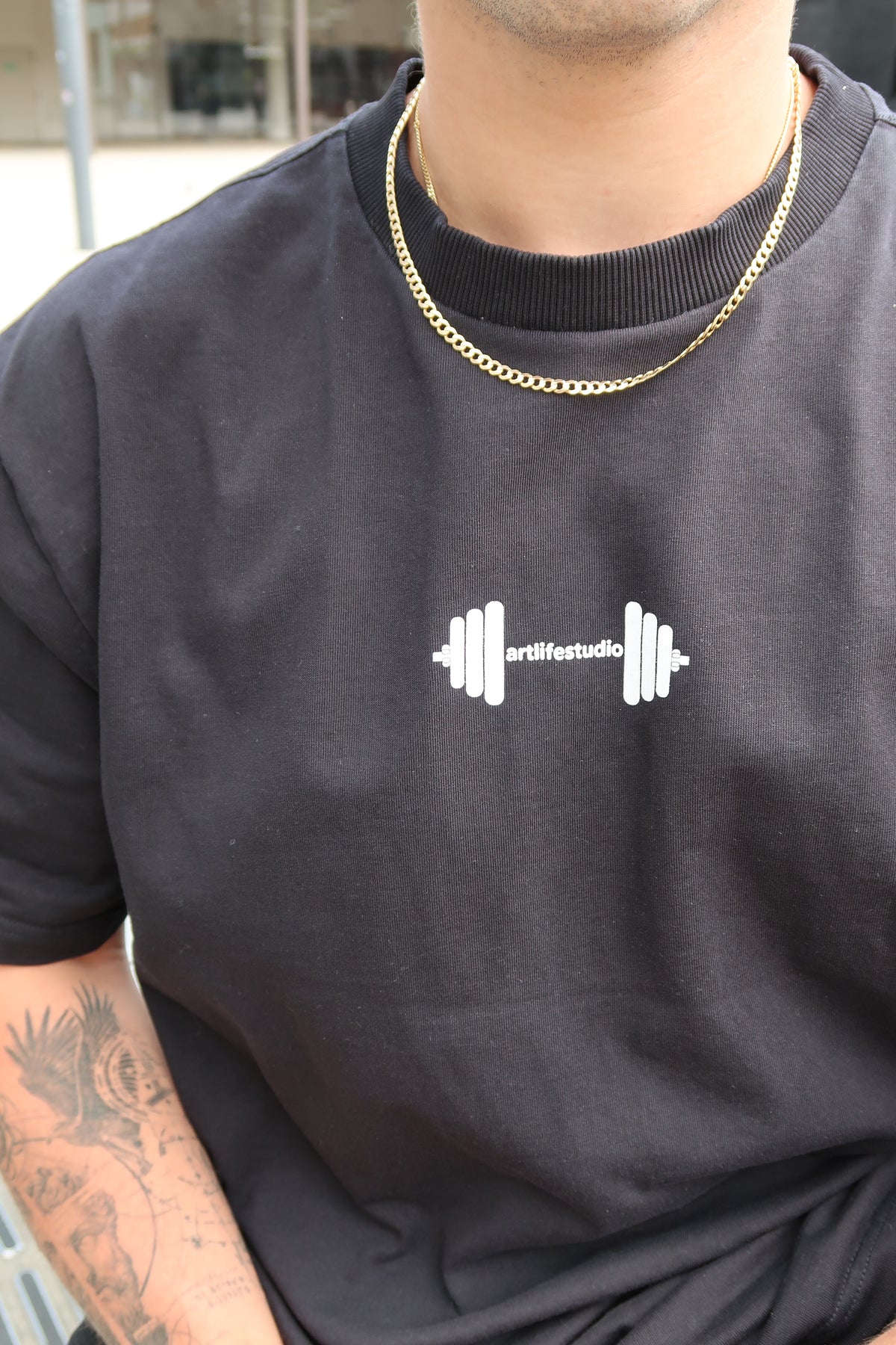 TEE BLACK "HANTEL"
