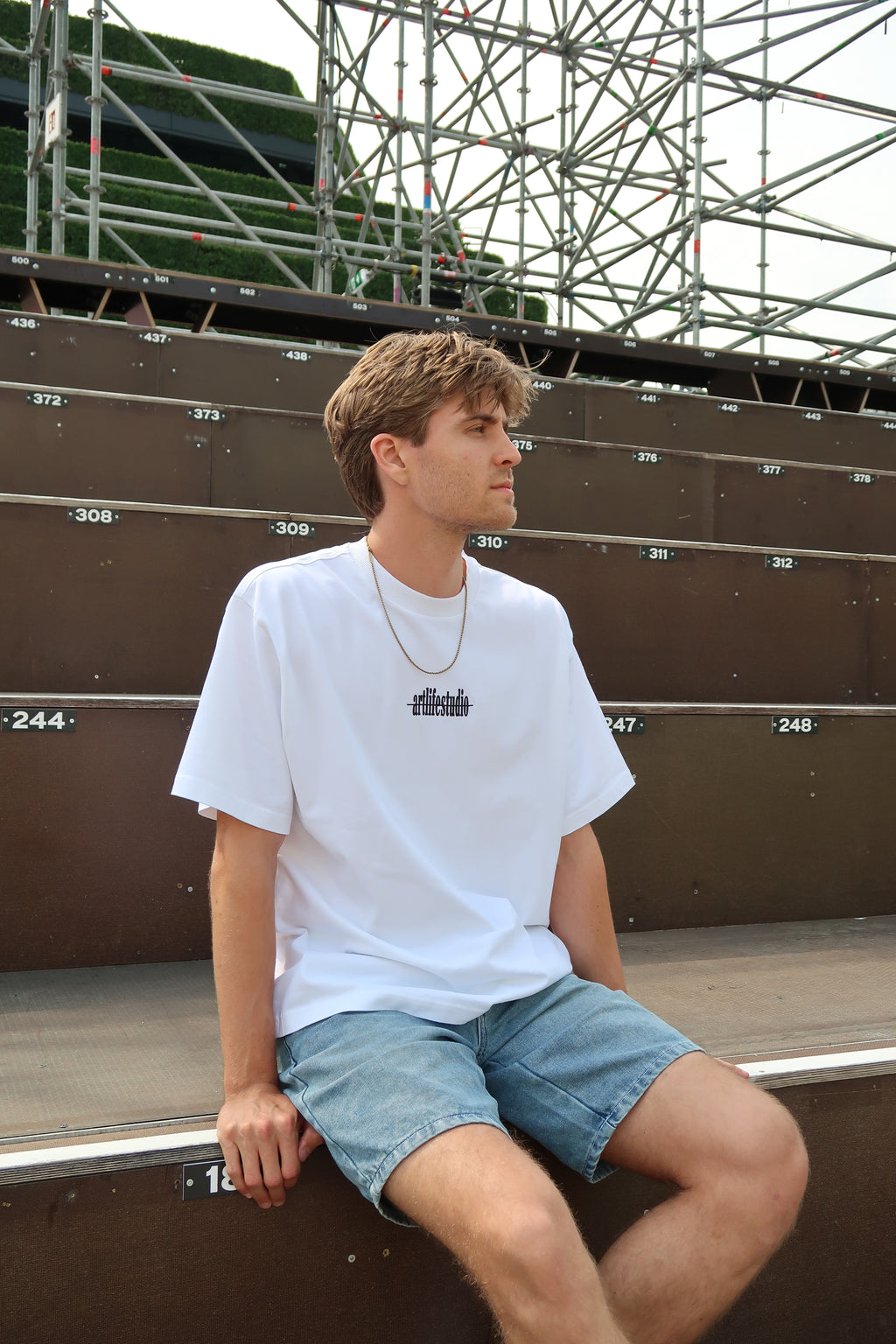 TEE WHITE "BALKEN"