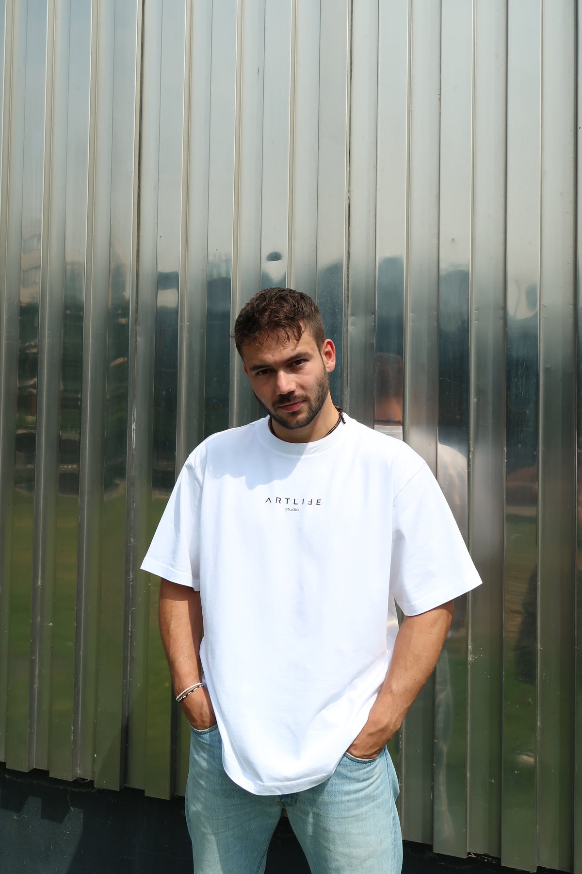 TEE WHITE "LEONATURE"