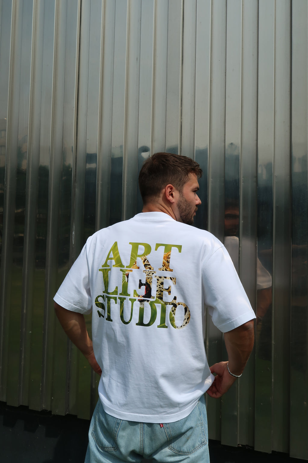 TEE WHITE "LEONATURE"