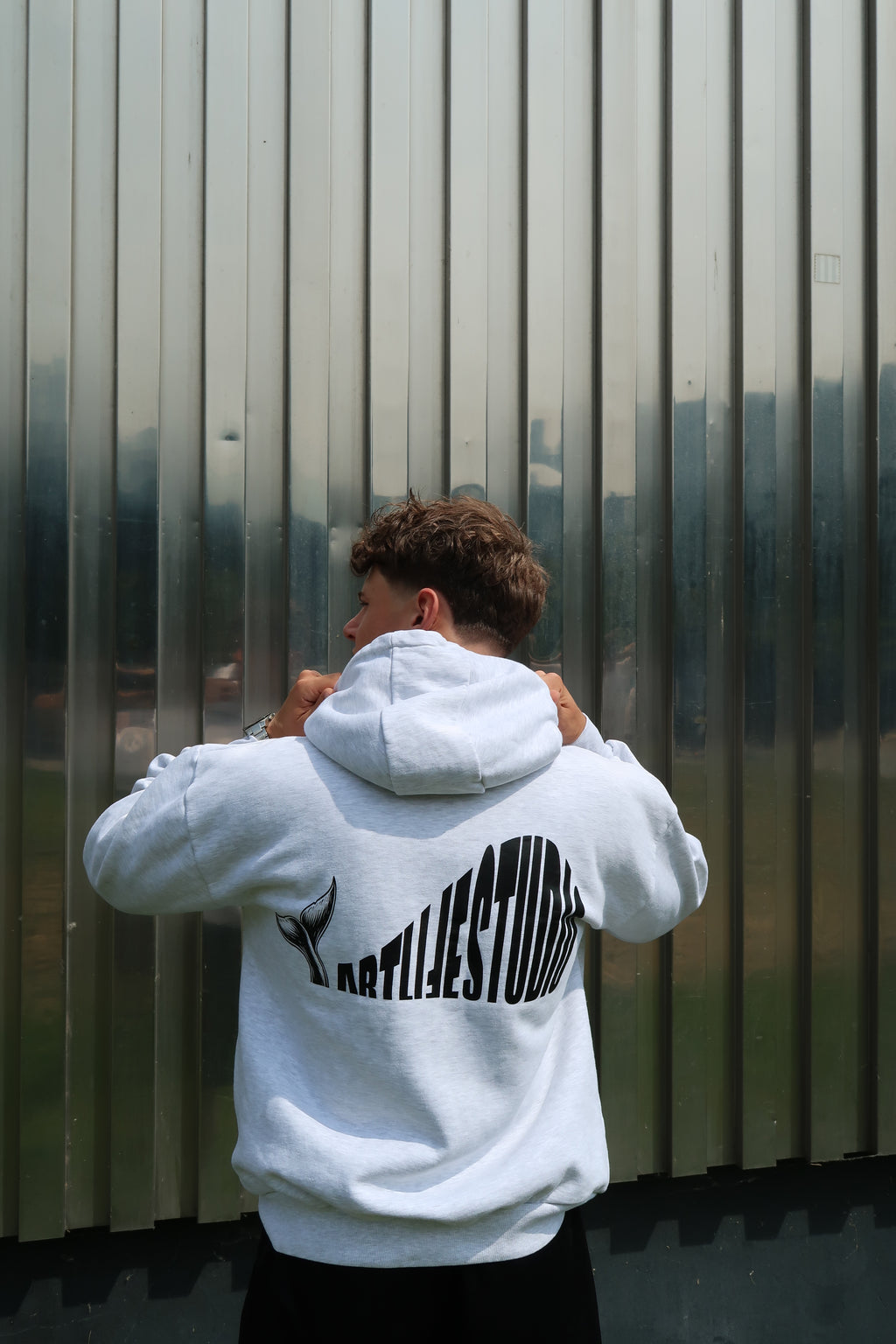 HOODIE ASH "Wal"
