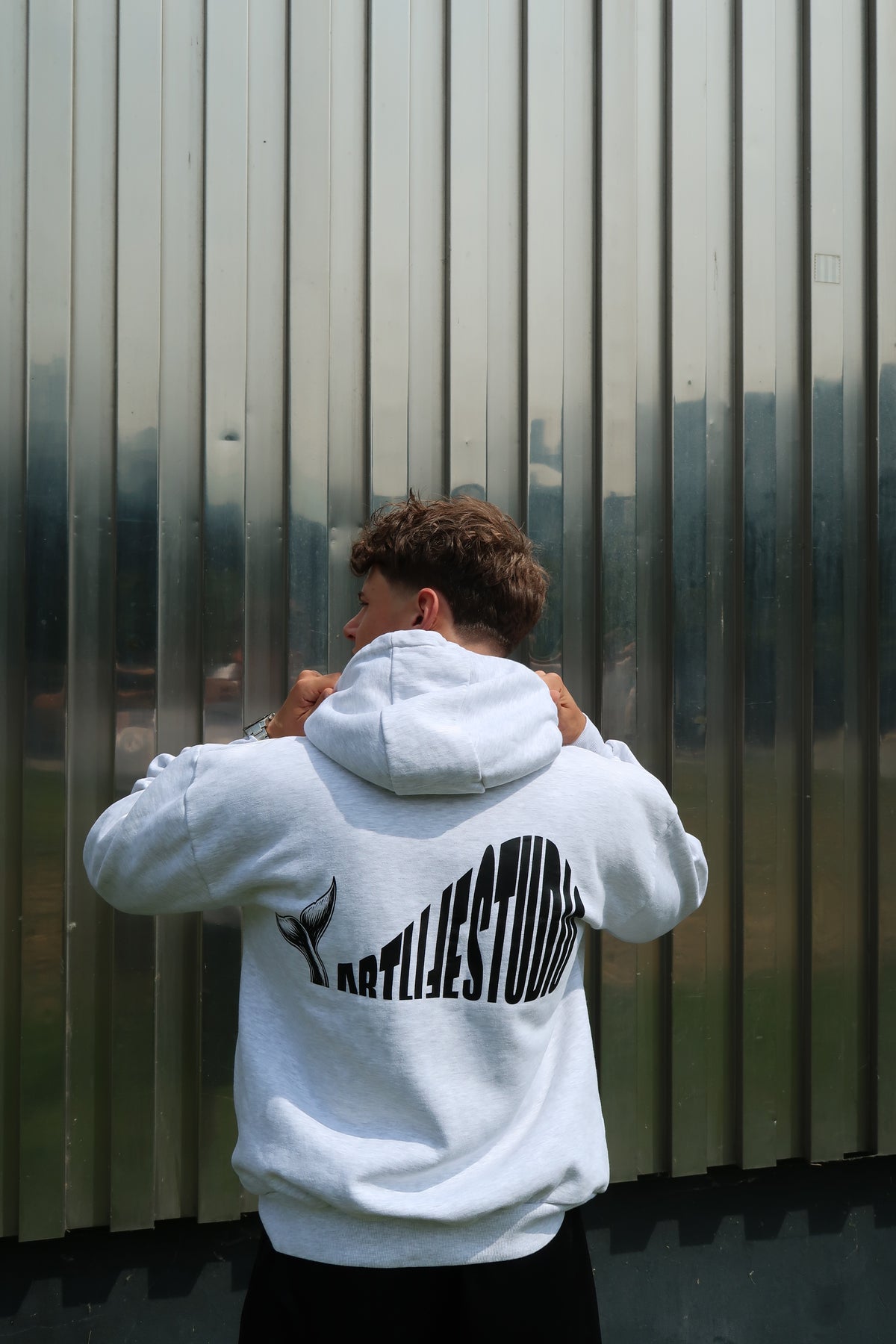 HOODIE ASH "Wal"