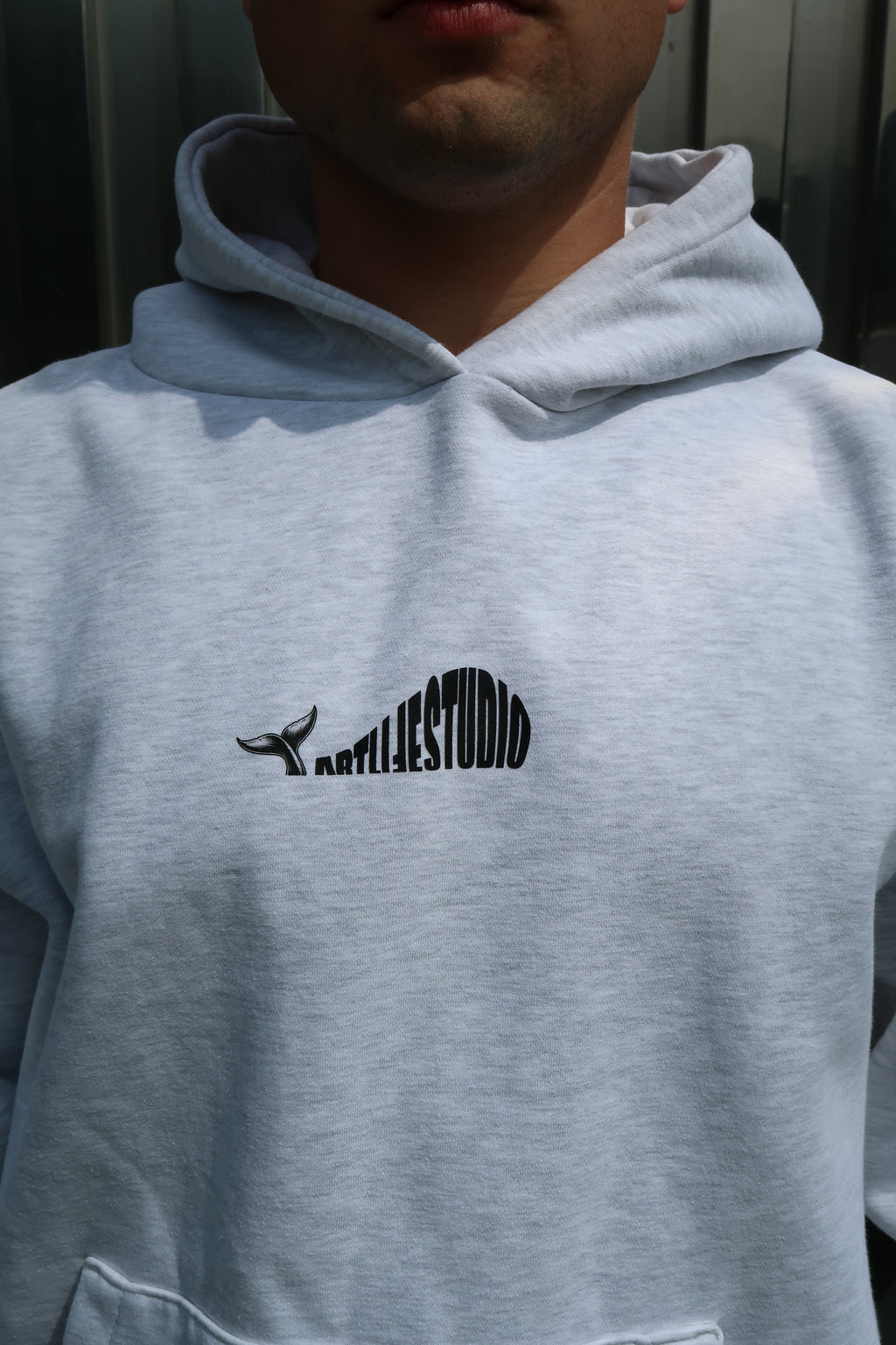 HOODIE ASH "Wal"