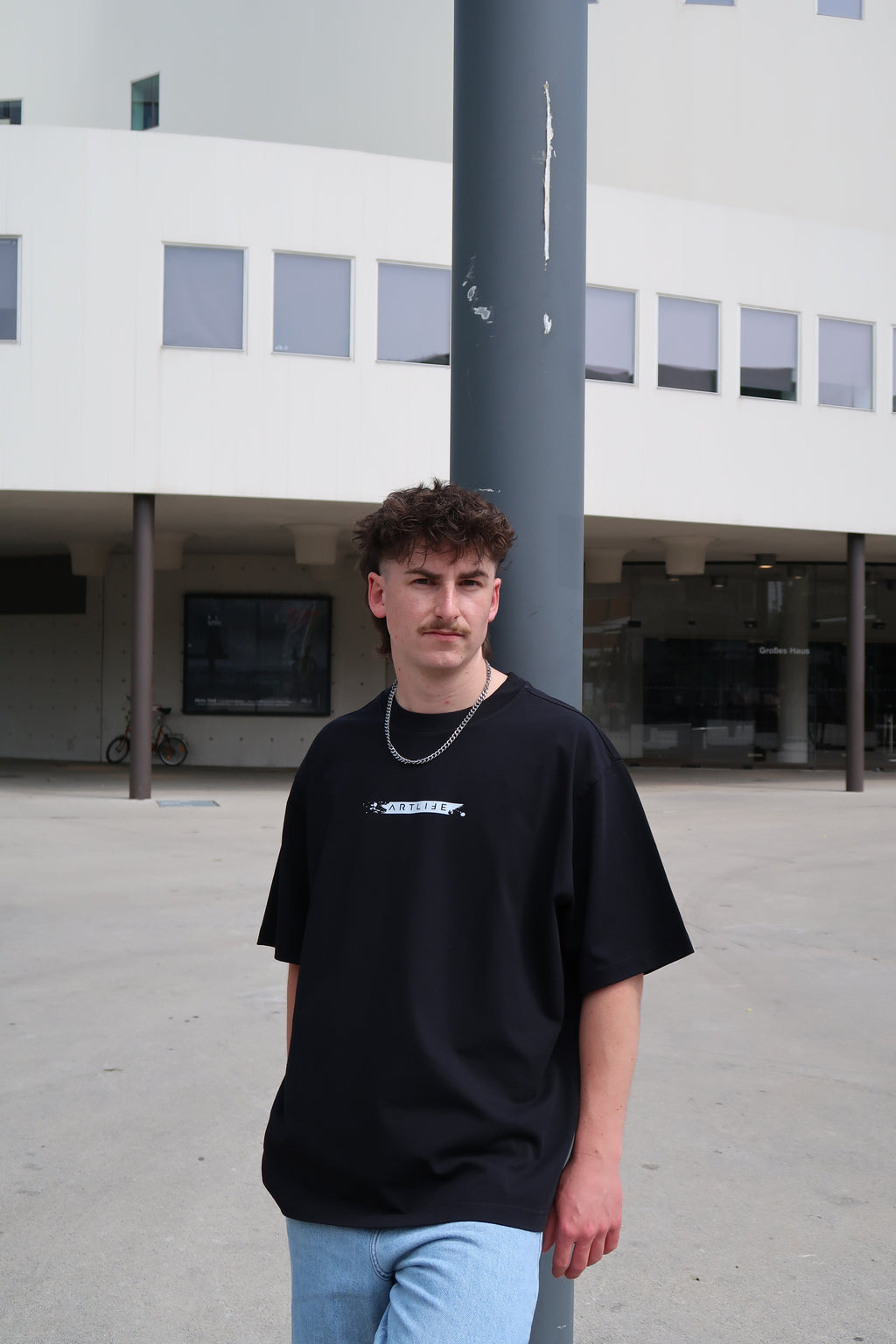 TEE BLACK "KLECKS"
