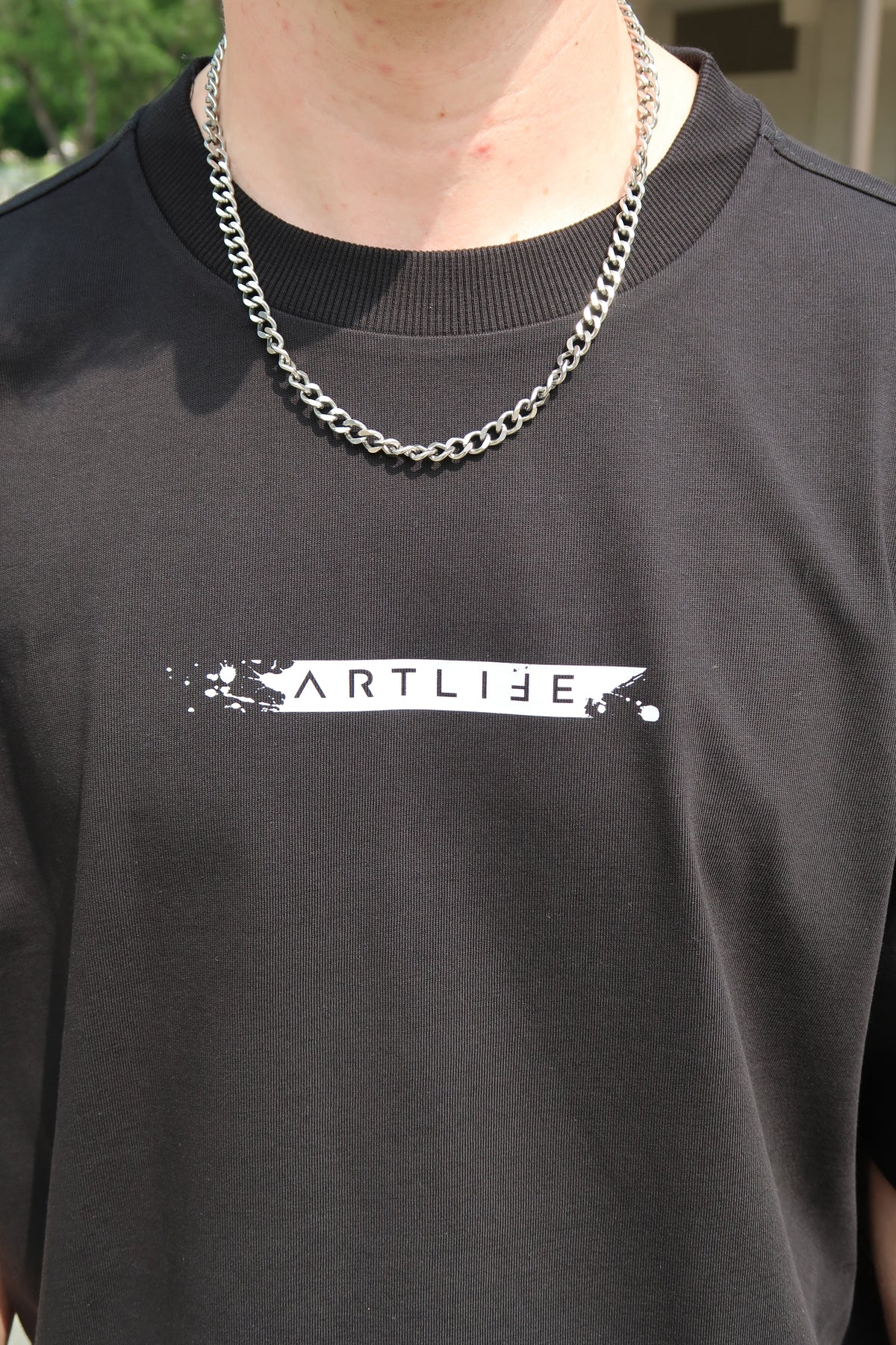 TEE BLACK "KLECKS"