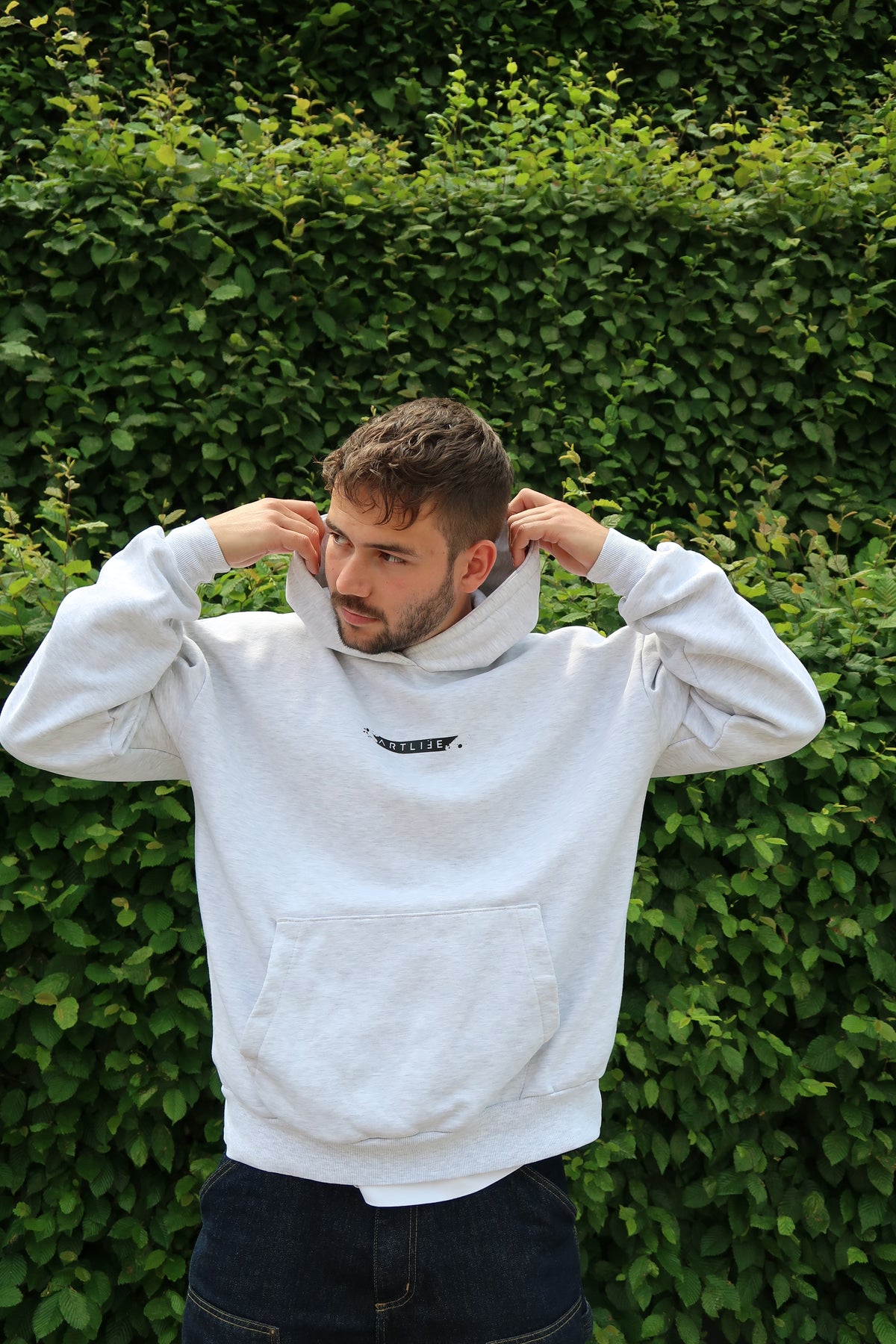 HOODIE ASH "KLECKS"