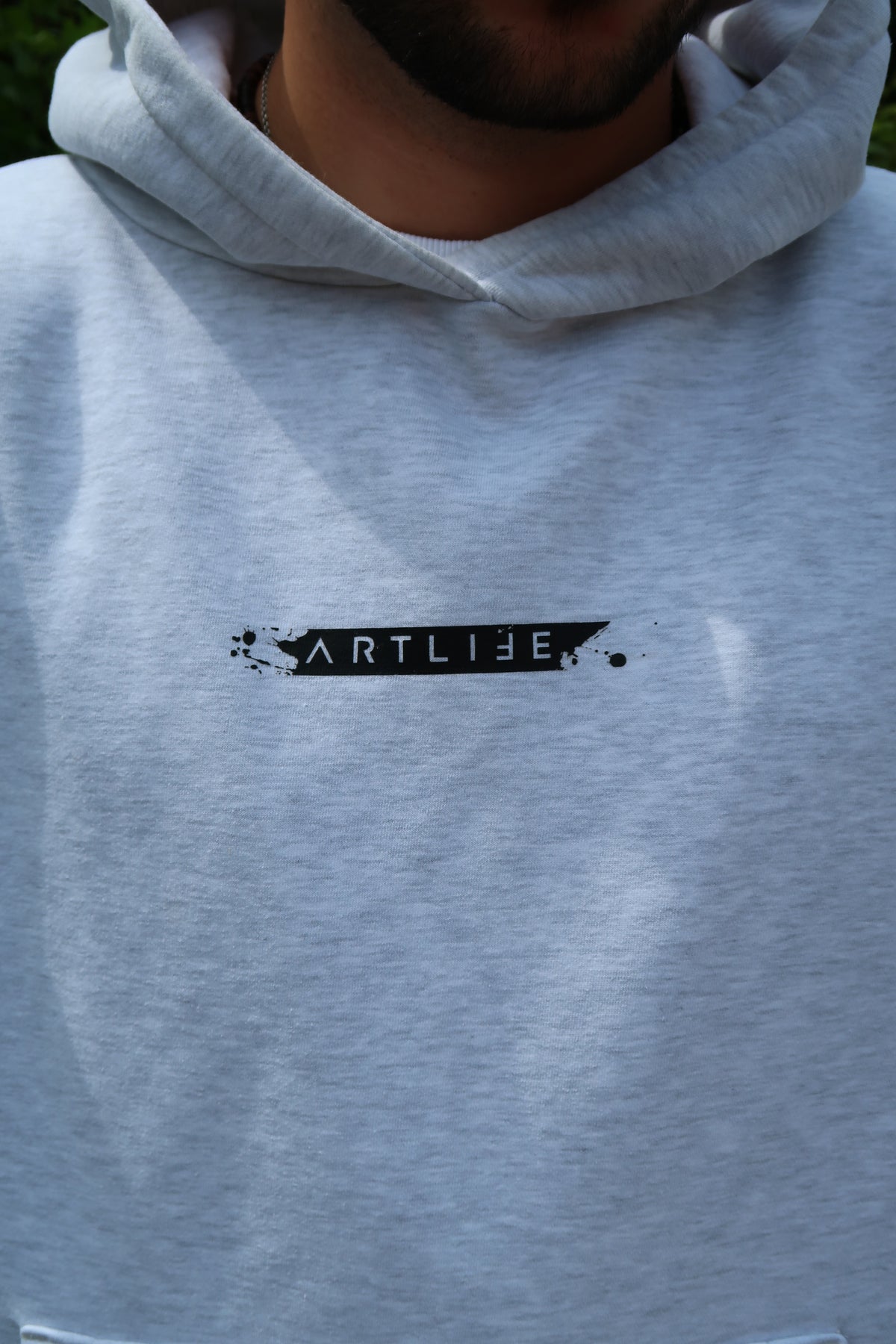 HOODIE ASH "KLECKS"
