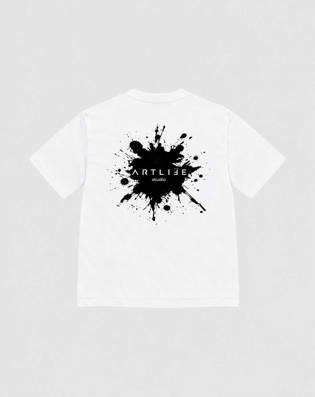 TEE BLACK "KLECKS"