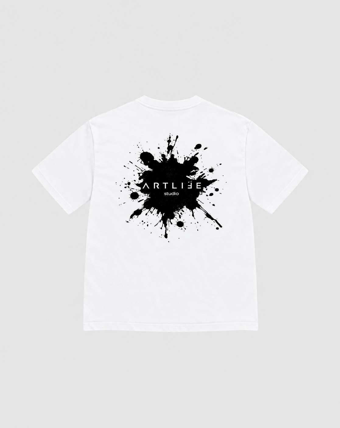 TEE BLACK "KLECKS"