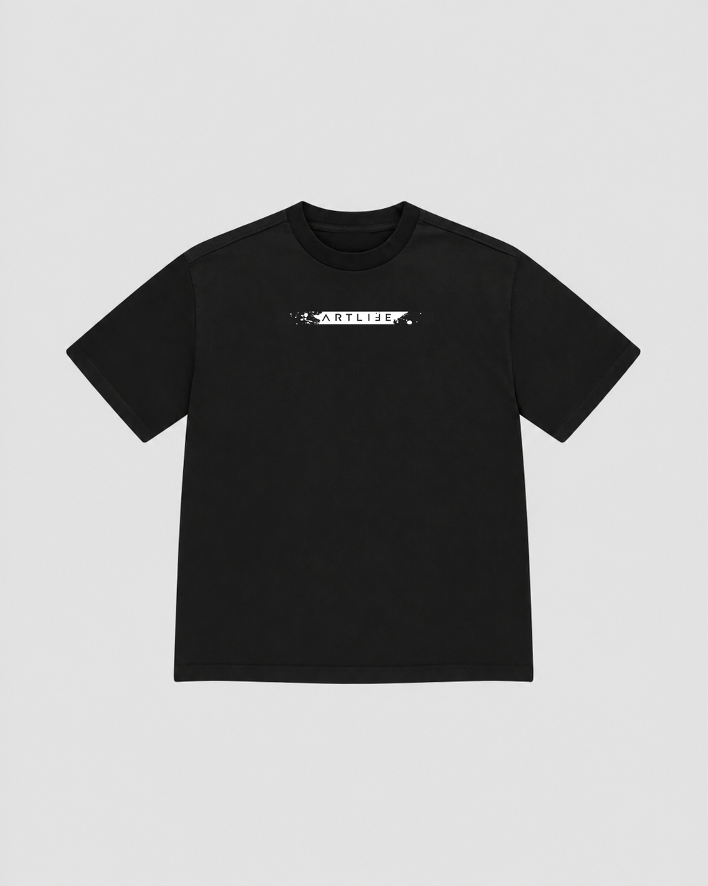 TEE BLACK "KLECKS"