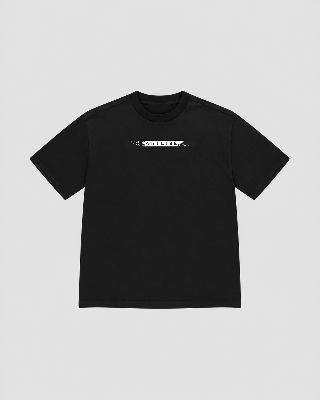 TEE BLACK "KLECKS"