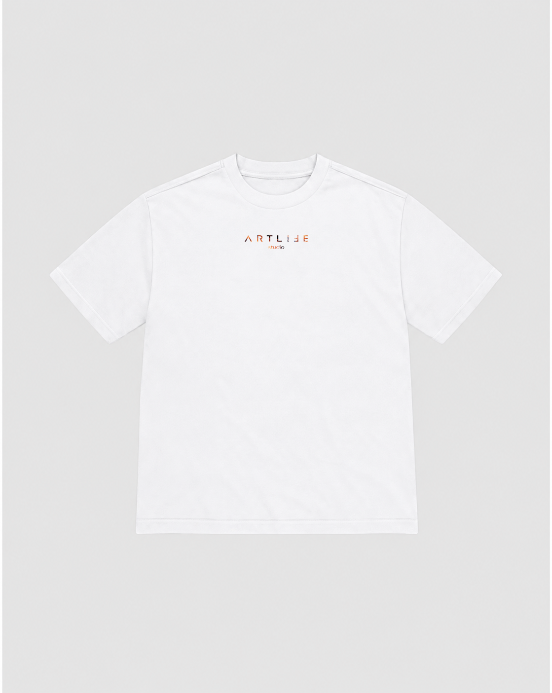 TEE WHITE "LEINWÄNDE"