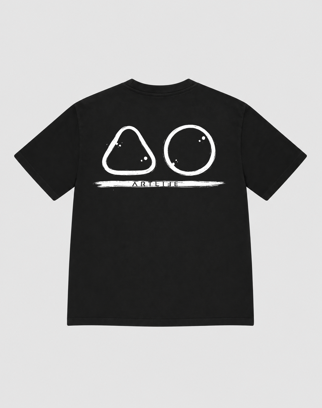 TEE BLACK "LOGOWHITE"
