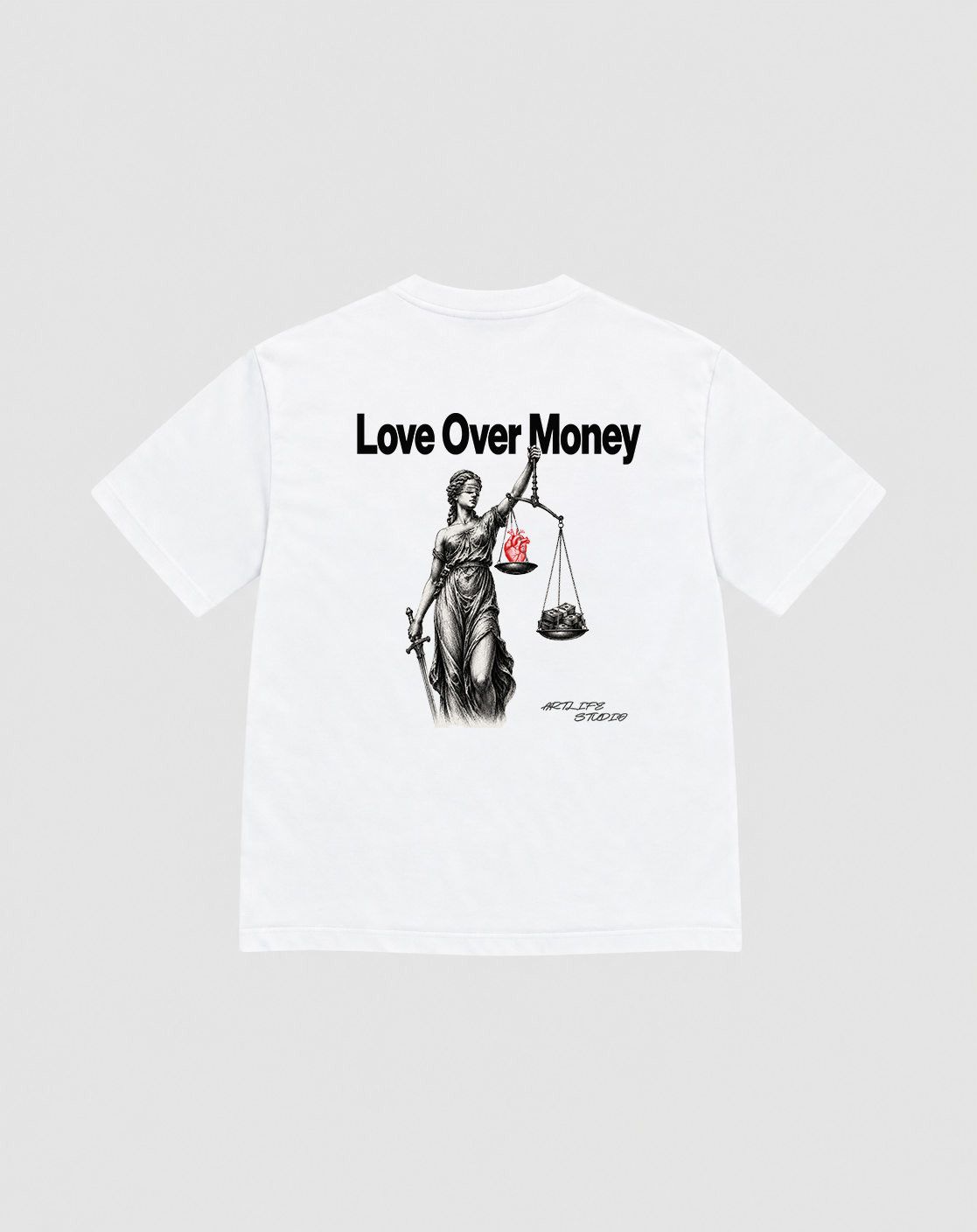 TEE WHITE "ABOUTMONEY"