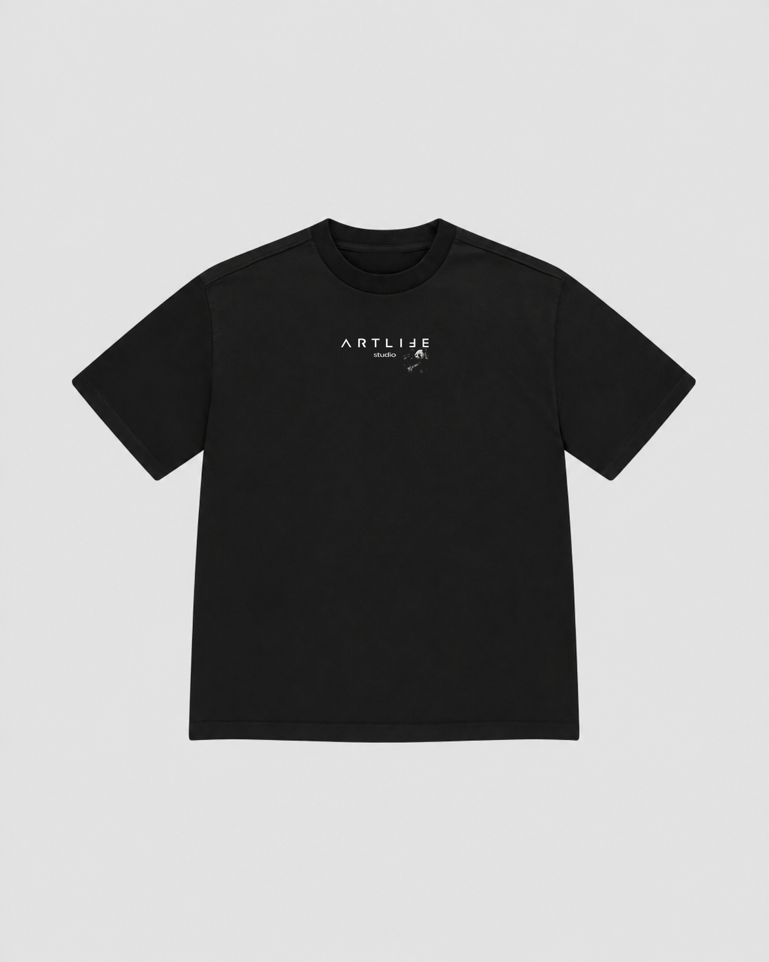 TEE BLACK "PANDA"