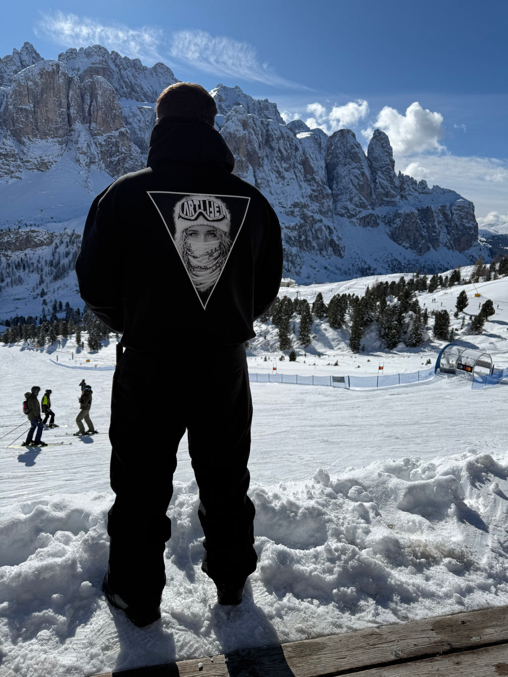 HOODIE BLACK „SNOWGIRL“