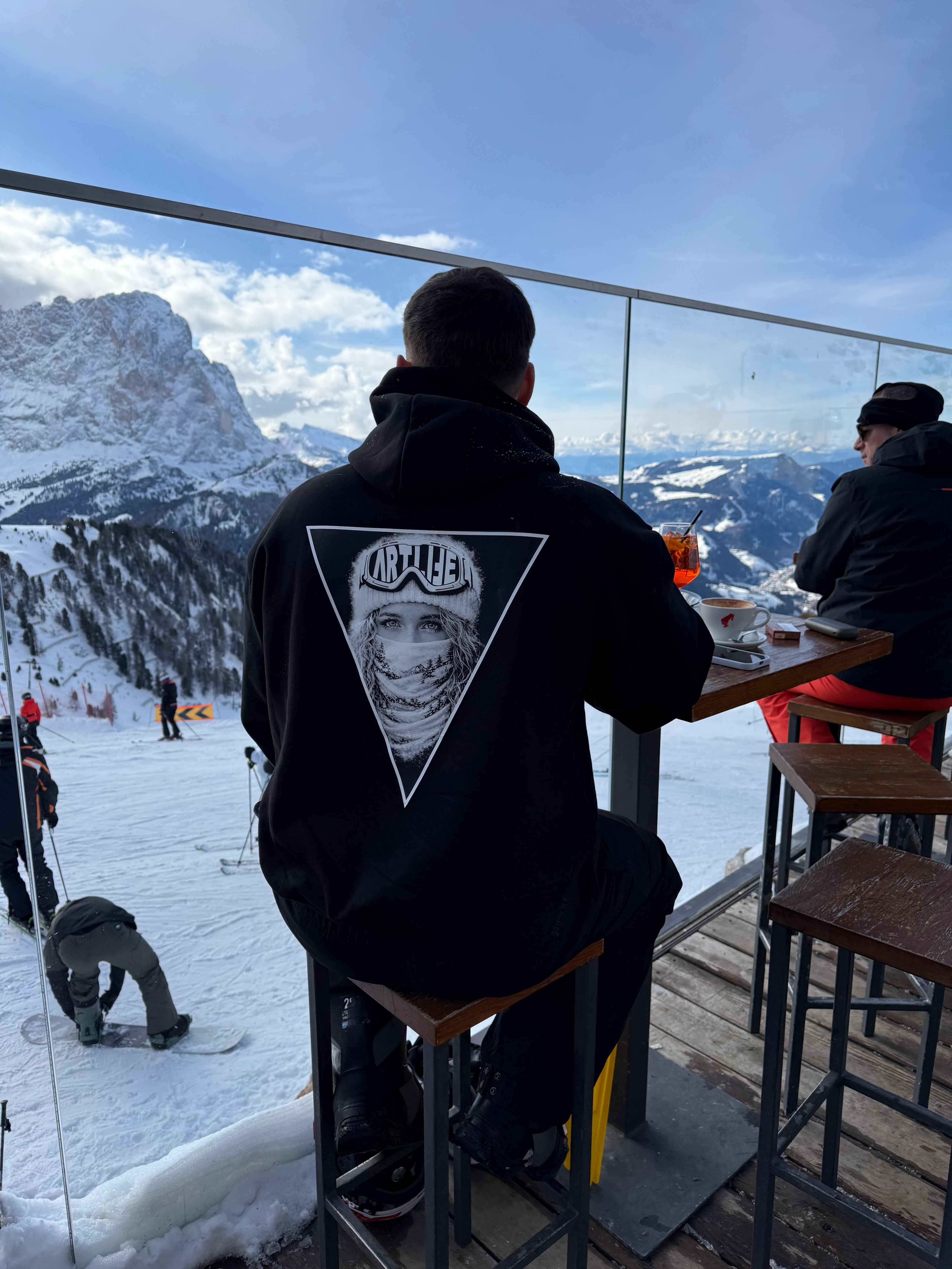 HOODIE BLACK „SNOWGIRL“