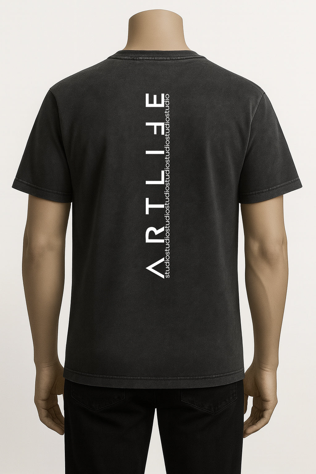 TEE WHITE "BASIC SCHRIFT" BLACK