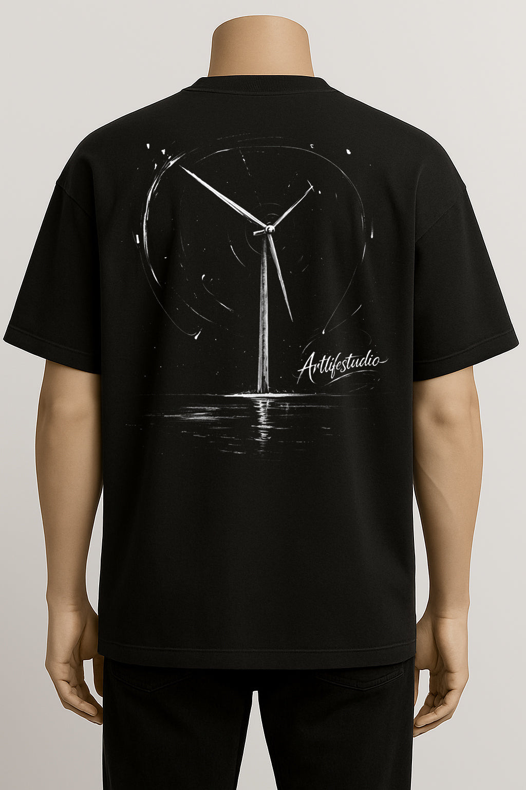 TEE BLACK "WINDRAD"