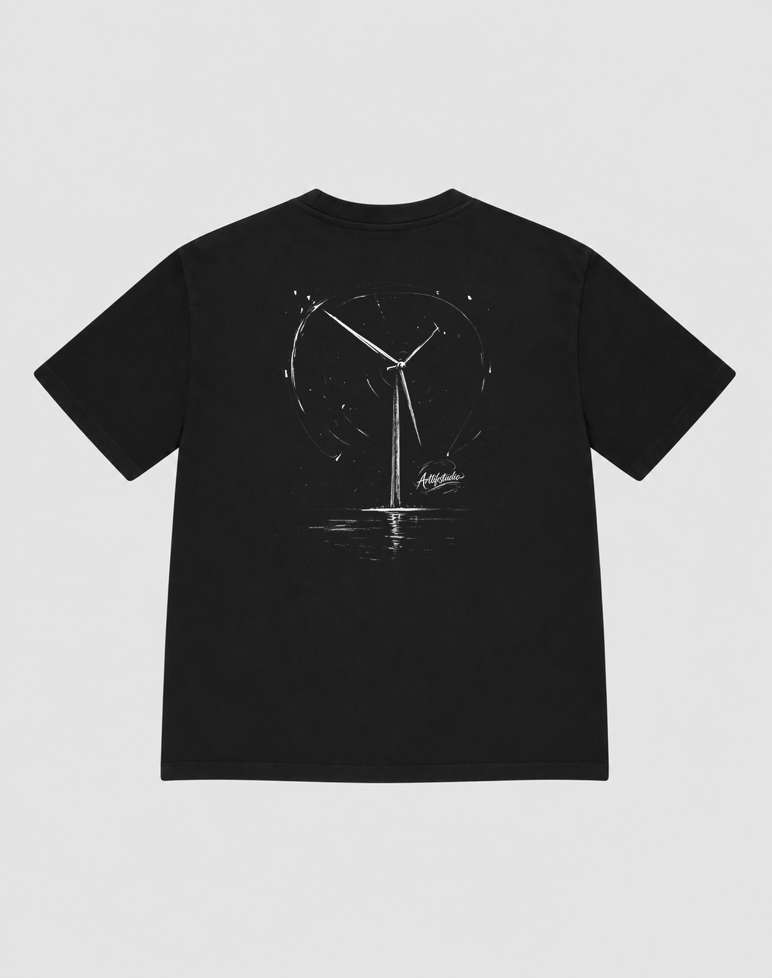 TEE BLACK "WINDRAD"